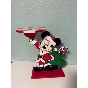Disney Santa Mickey Mouse Cookie Butler Wood‎ Tray
